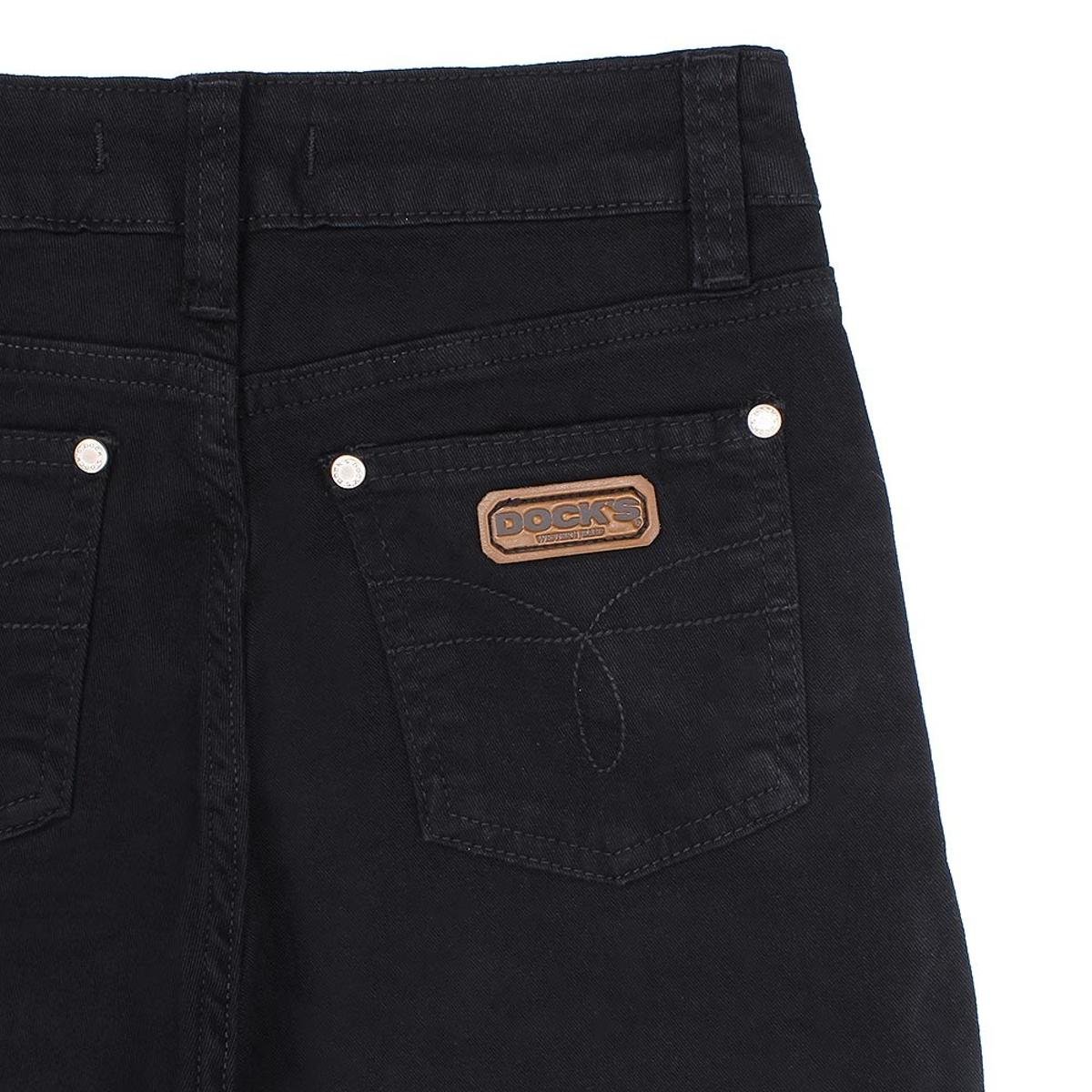 calça sarja feminina flare preta