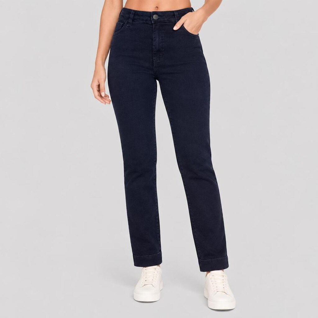 Calça Jeans Dudalina Anne Slim Ve27 Feminino