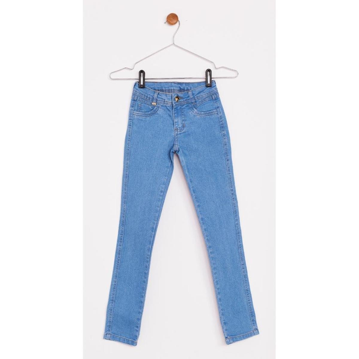 Calça jeans express infantil skinny monica - Azul Menor preço em Calça jeans express infantil skinny monica - Azul