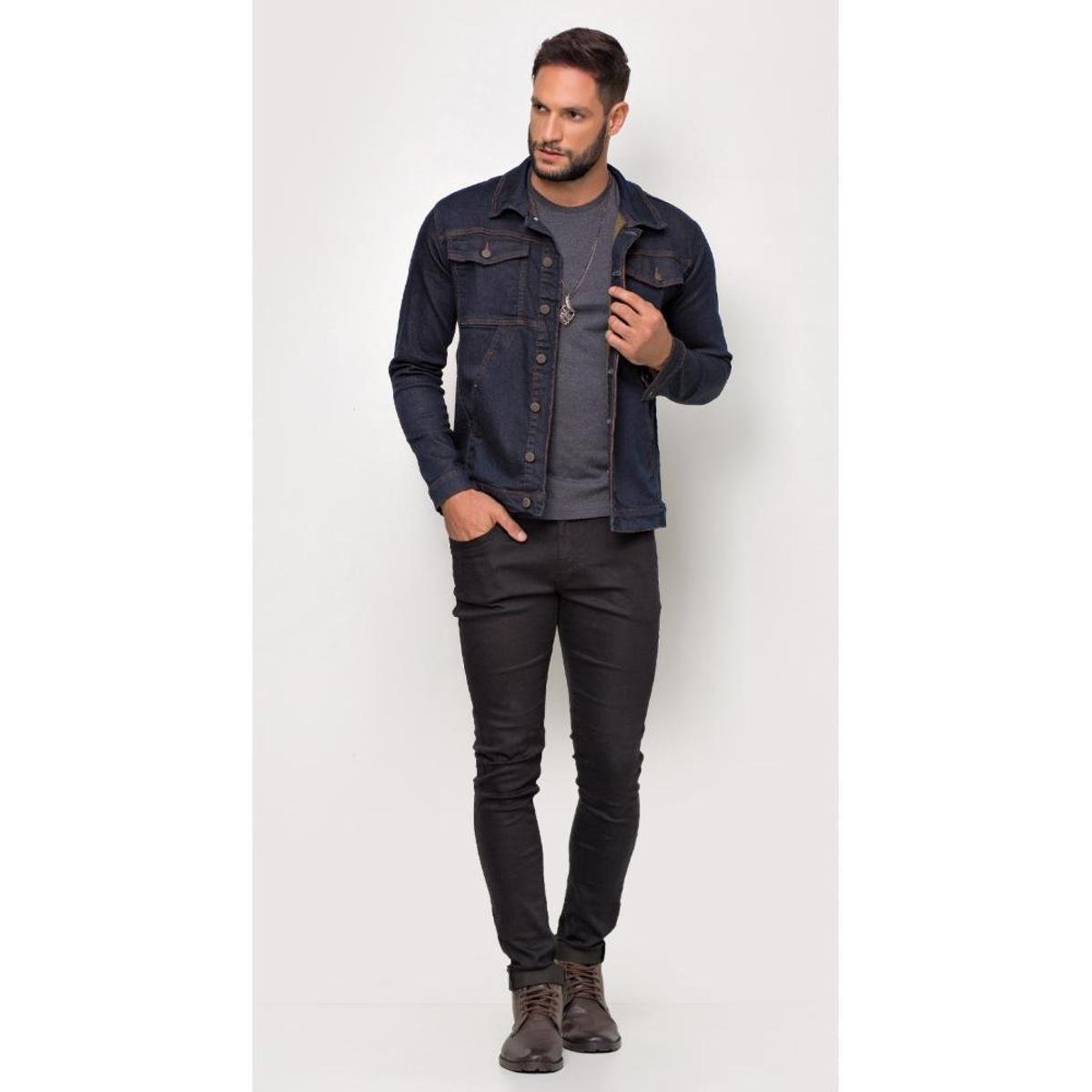 Calça Jeans Express Slim Slim Black - Preto Menor preço em Calça Jeans Express Slim Slim Black - Preto