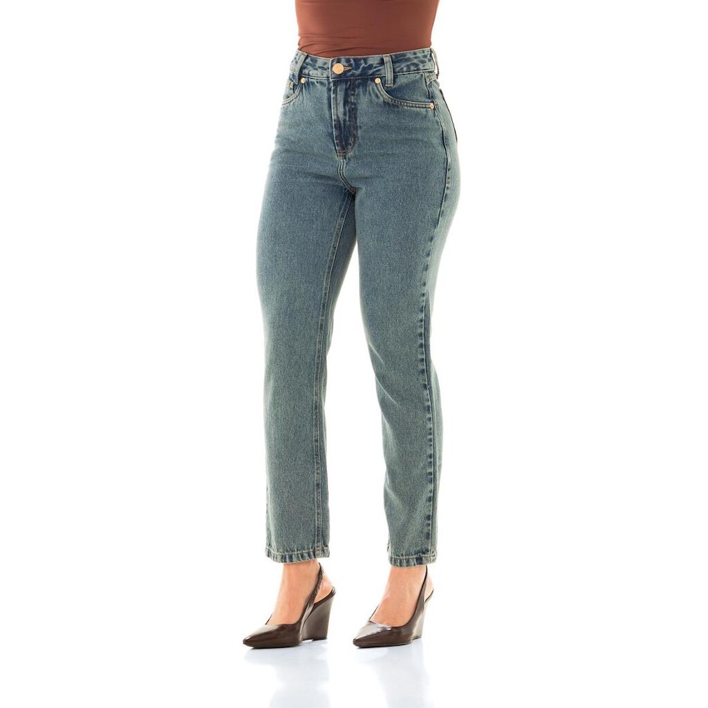 Calça Jeans Feminina Arauto Mom