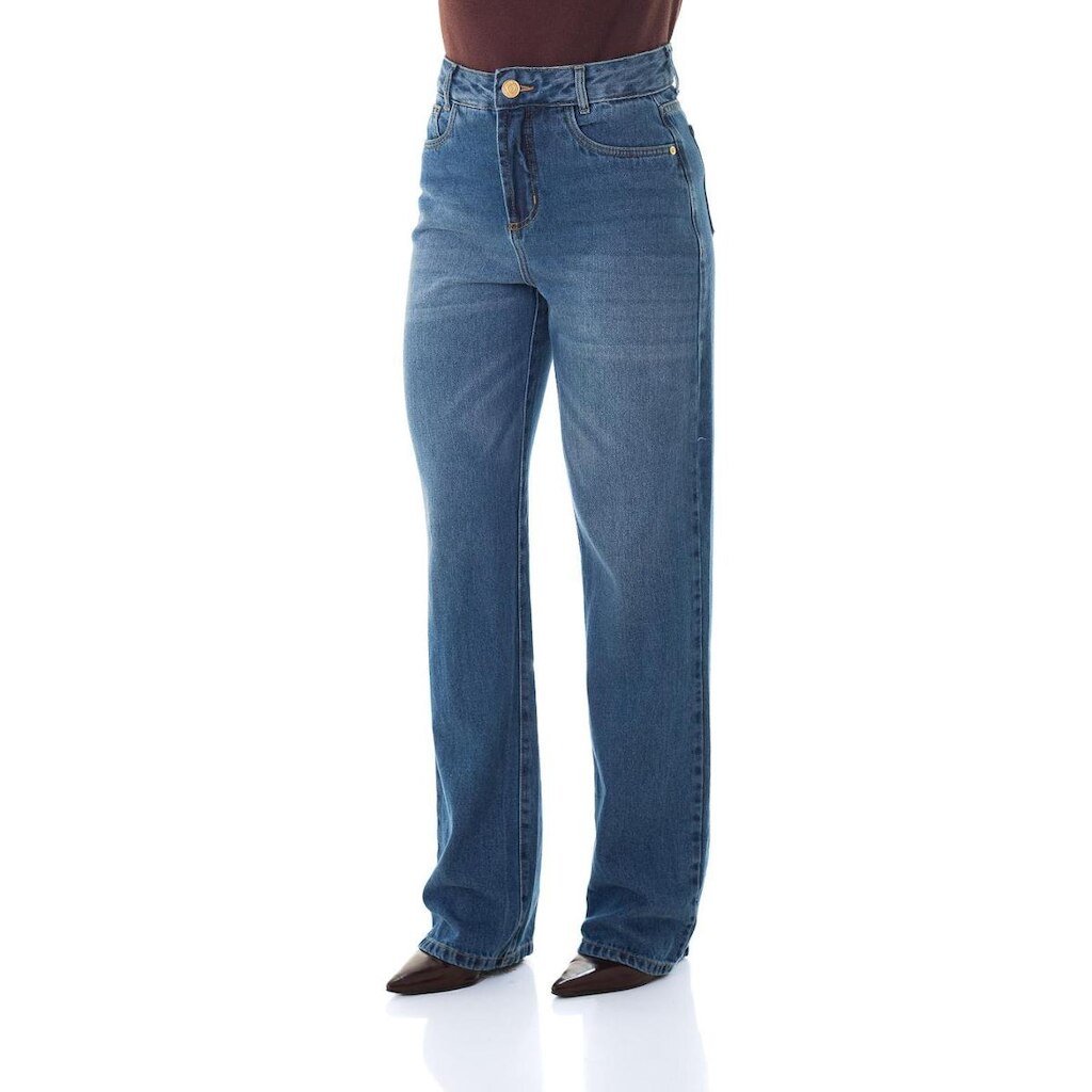 Calça Jeans Feminina Arauto Reta