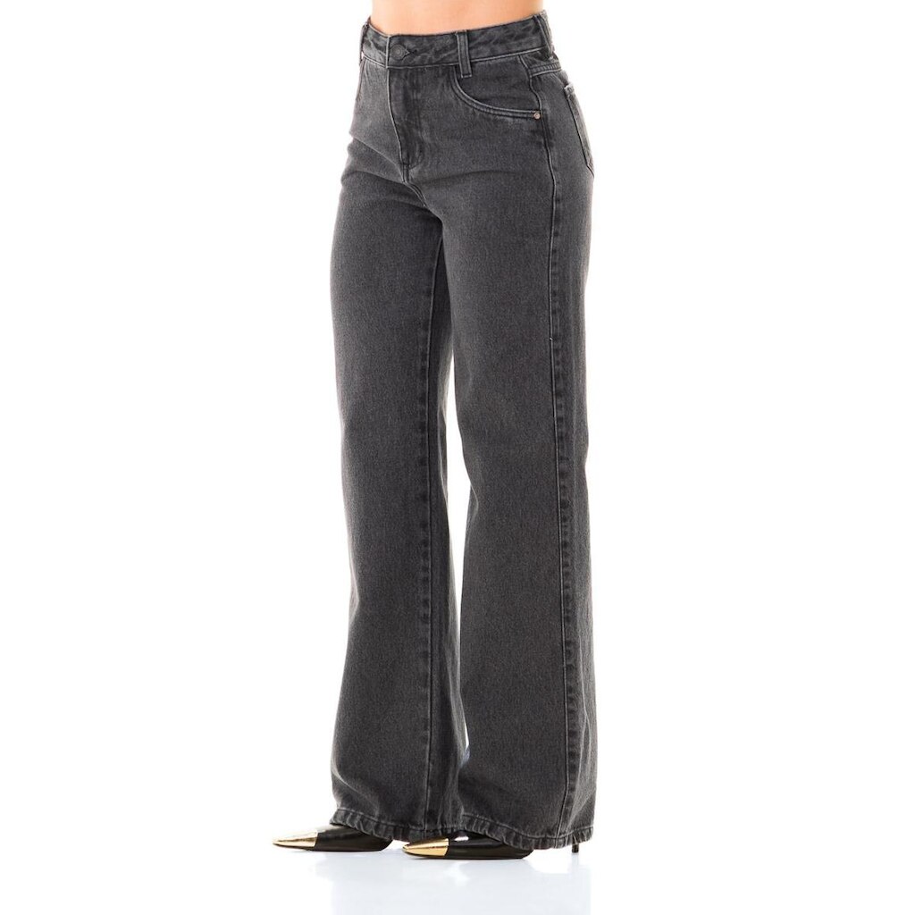 Calça Jeans Feminina Arauto Wide Leg