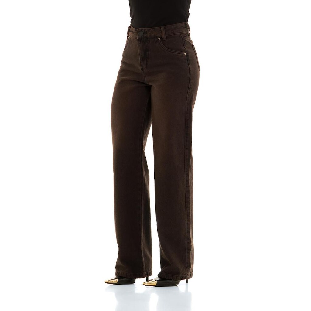 Calça Jeans Feminina Arauto Wide Leg