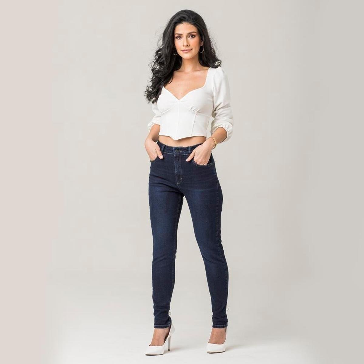 Calça Jeans Feminina Disparate Skinny Confortável Básica Menor preço em Calça Jeans Feminina Disparate Skinny Confortável Básica