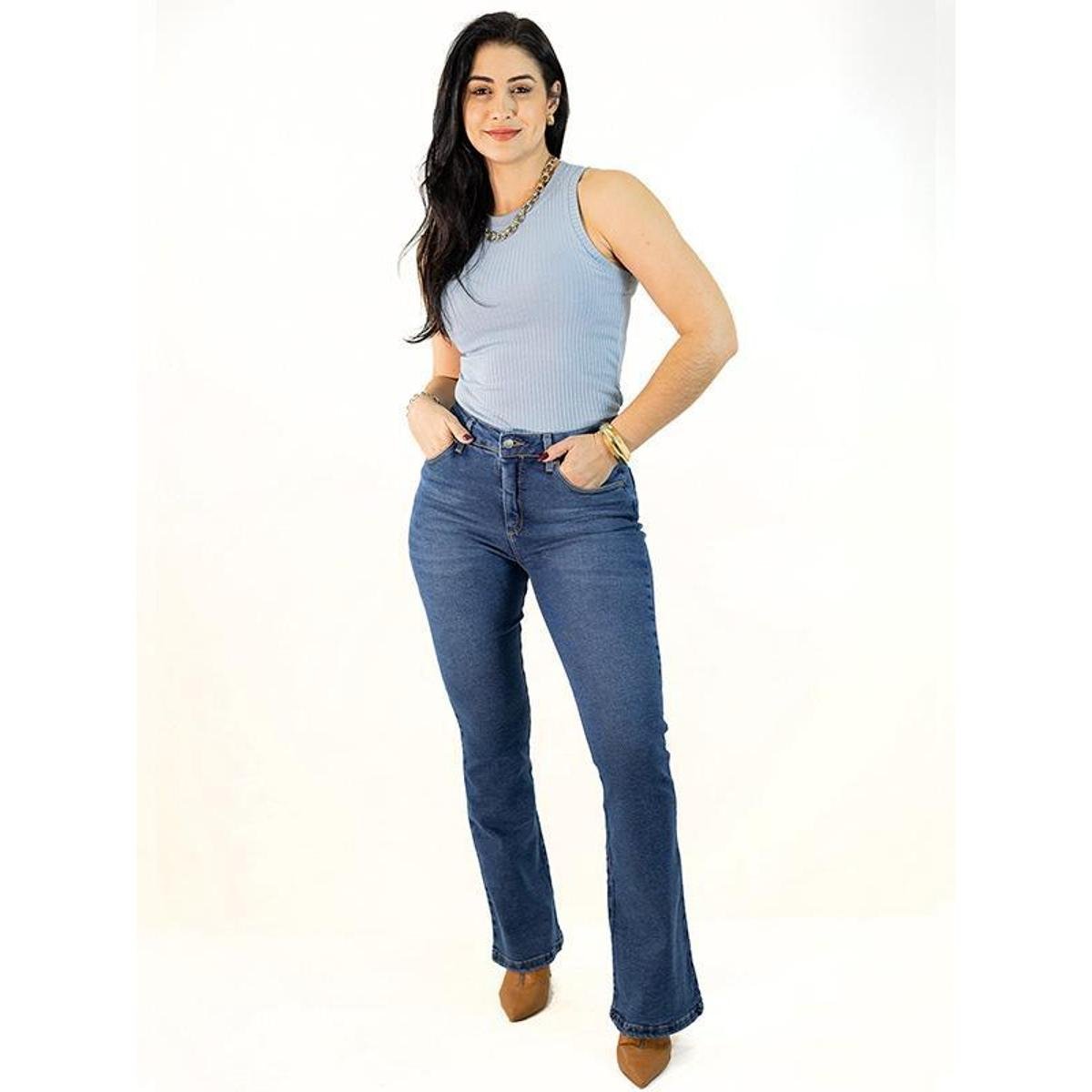 Calça Feminina Anticorpus Jeans Fabrica Calça Jeans Feminina Flare