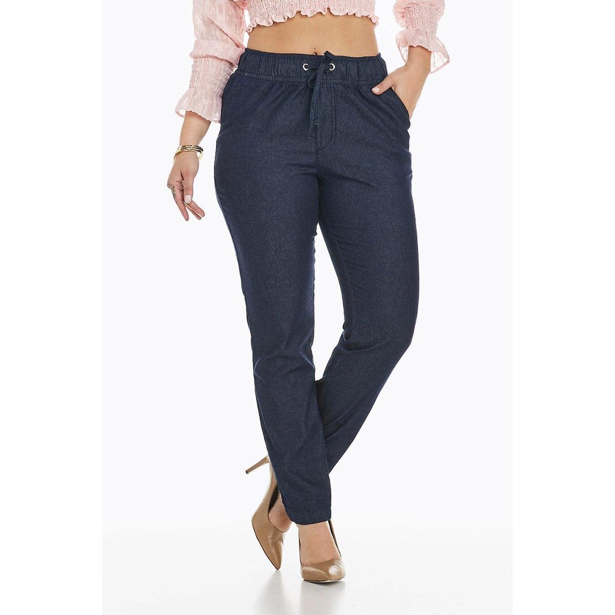 Calça Jeans Feminina Pijama Denuncia 201324351 Azul - Azul - 38 - Azul Menor preço em Calça Jeans Feminina Pijama Denuncia 201324351 Azul - Azul - 38 - Azul