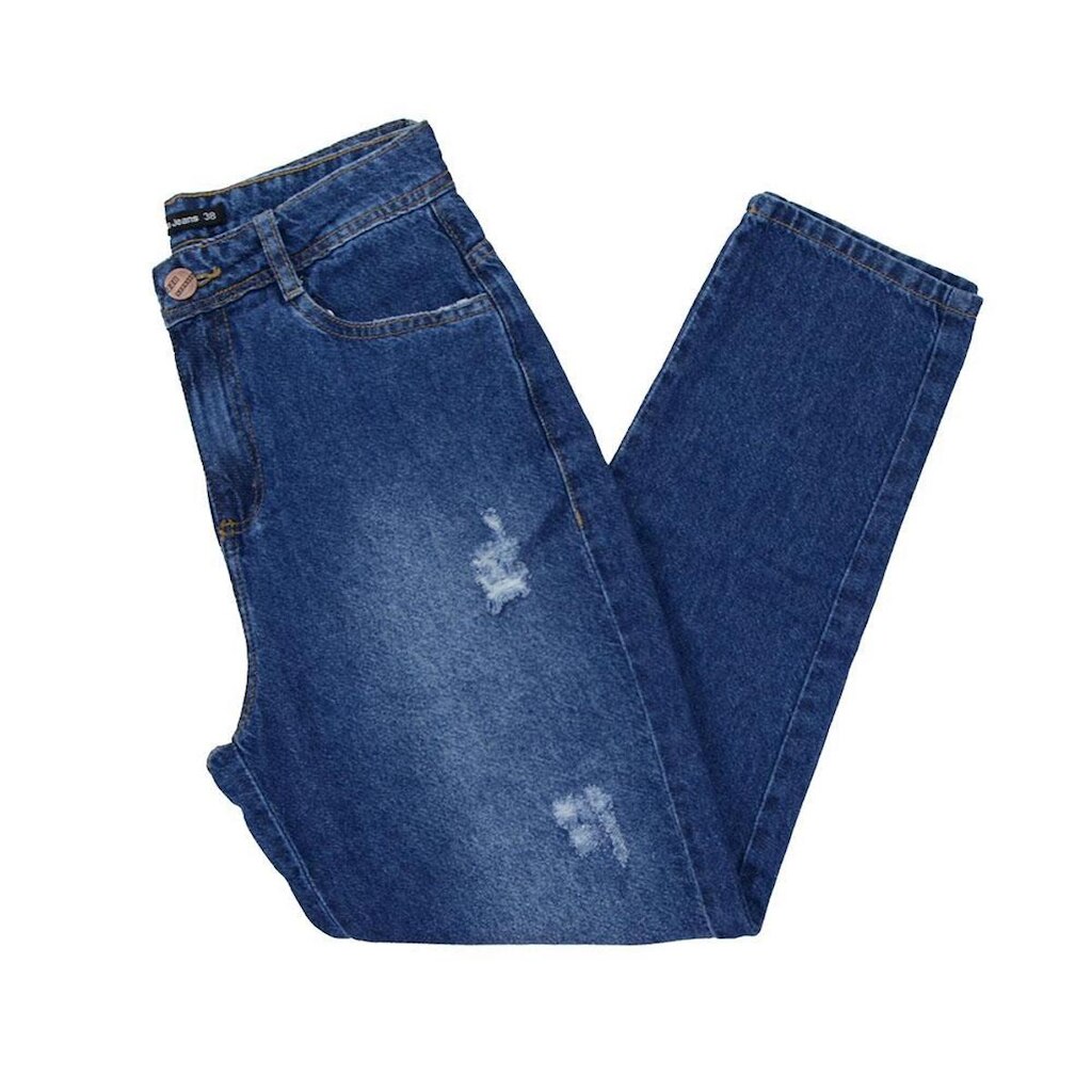 Calça Jeans Feminina Recuzza Mom Azul - 10500