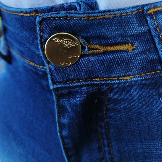 Calça Jeans Feminina Reta tradicional ALMIX