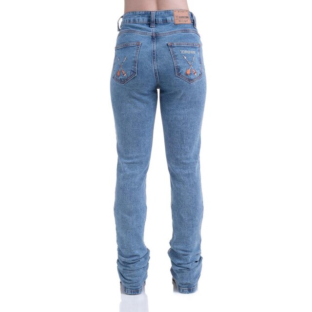 CALÇA JEANS FEMININA TEXAS FARM - VITALITY UMBER - PDF047