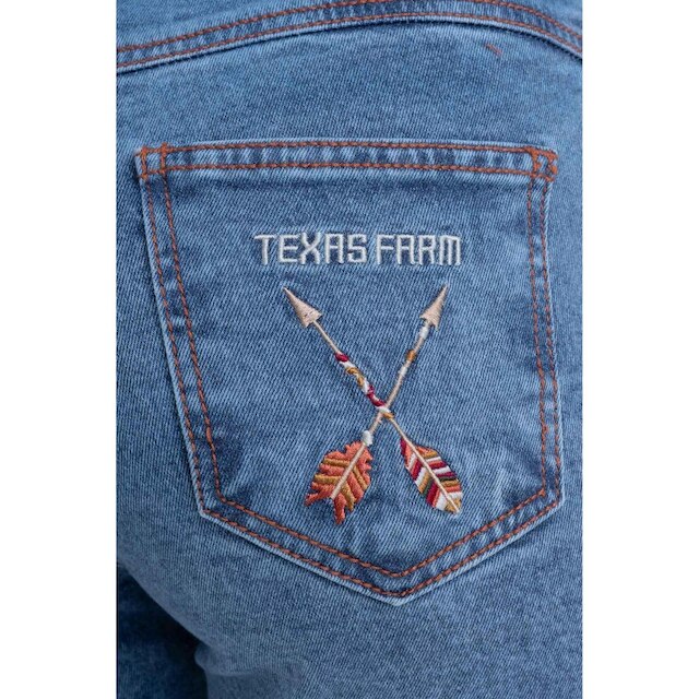 CALÇA JEANS FEMININA TEXAS FARM - VITALITY UMBER - PDF047