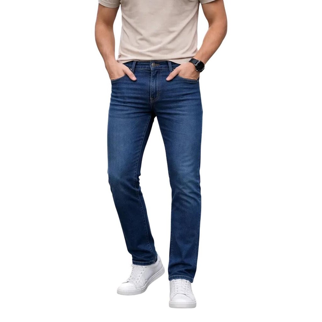 CALCA JEANS FICO SLIM AZUL J0231