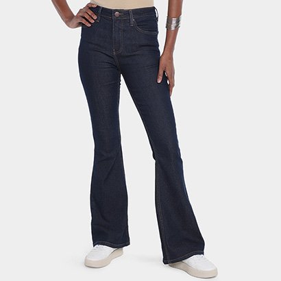 Calça Jeans Flare Calvin Klein Five Pockets High Rise Feminina - Feminino
