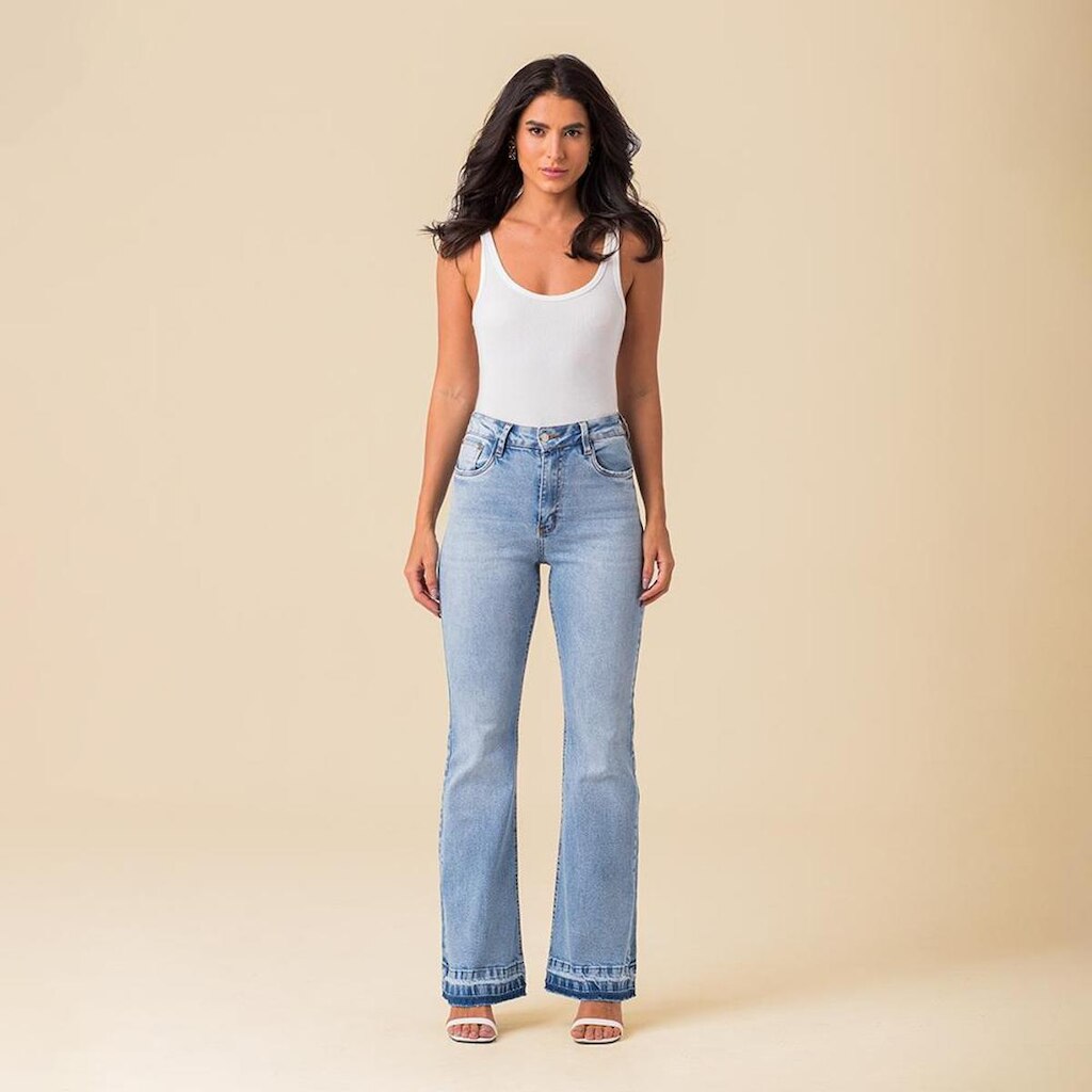 Calça Jeans Flare Feminina Disparate
