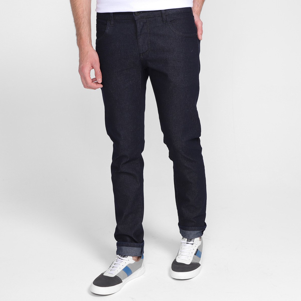 Calça Jeans Forum Igor Skinny Masculina - Azul Menor preço em Calça Jeans Forum Igor Skinny Masculina - Azul