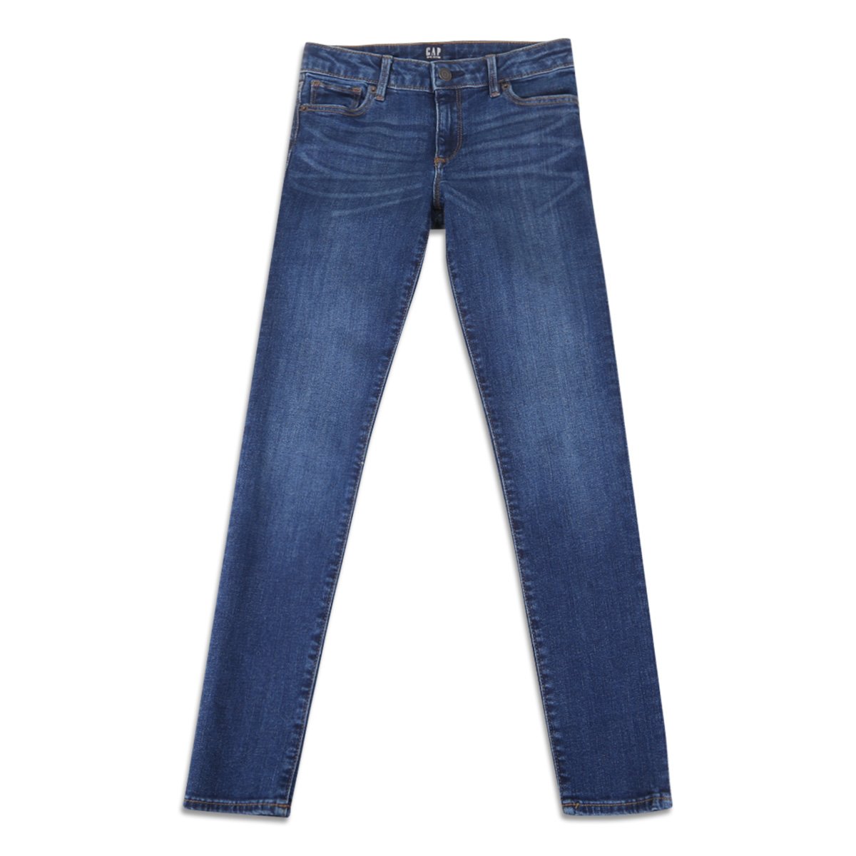 Calça Jeans GAP Básica Estonada Feminina - Jeans Menor preço em Calça Jeans GAP Básica Estonada Feminina - Jeans