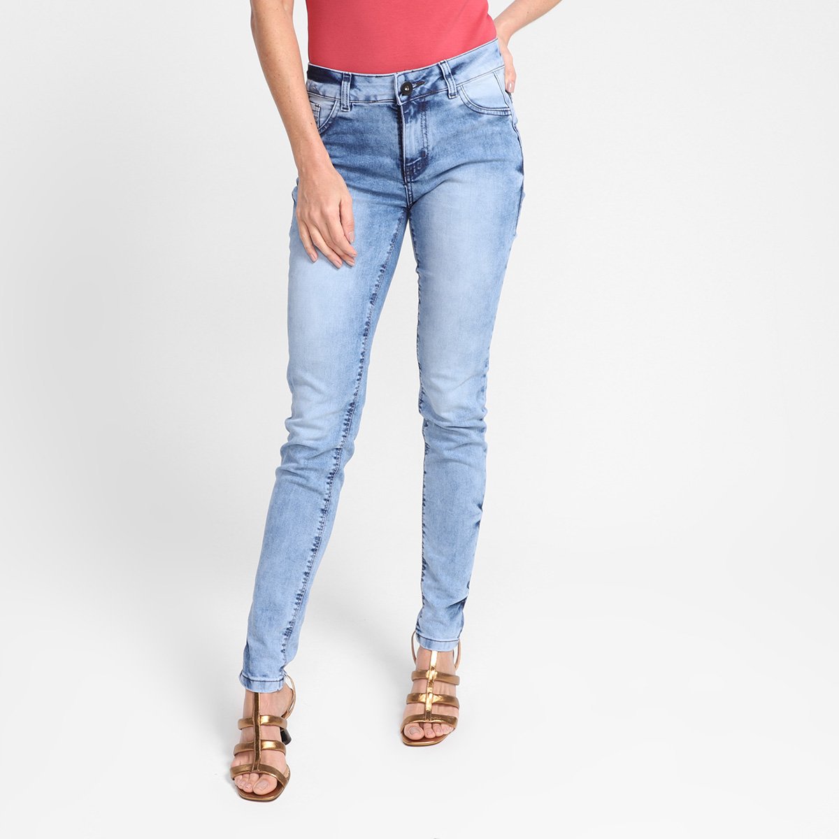Calça Jeans Grifle Skinny Feminina - Azul é ruim? Calça Jeans Grifle Skinny Feminina - Azul é boa?