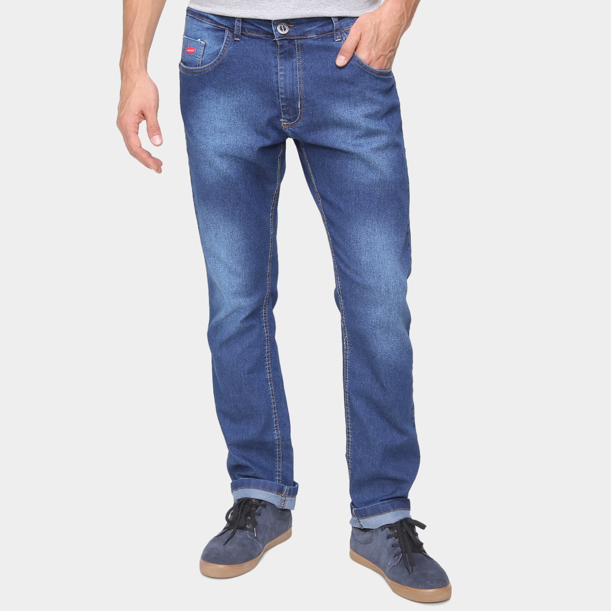 Calça Jeans Hang Loose Soft Masculina - Jeans Menor preço em Calça Jeans Hang Loose Soft Masculina - Jeans