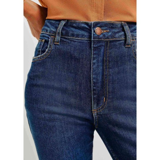 Calça Jeans Hering Cintura Alta Boot Cut Feminina
