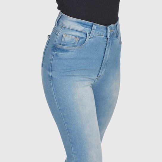 Calça Jeans HNO Jeans Reta Lisa Basic Azul Claro