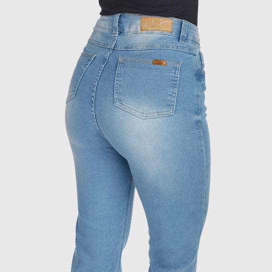 Calça Jeans HNO Jeans Reta Lisa Basic Azul Claro