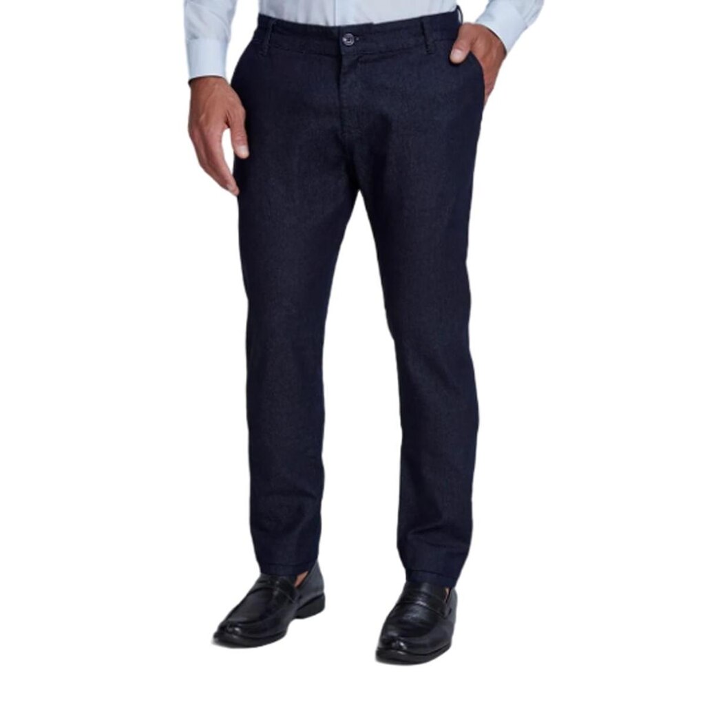 Calça Jeans Individual Concept Essencial Azul Escuro Tam. 46