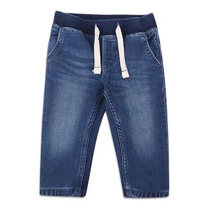 Calça Jeans Infantil GAP Elástico Cordão Masculina - Masculino