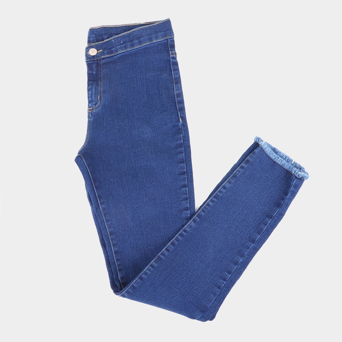 Calça Jeans Infantil Hering Barra Desfiada Feminina Menor preço em Calça Jeans Infantil Hering Barra Desfiada Feminina