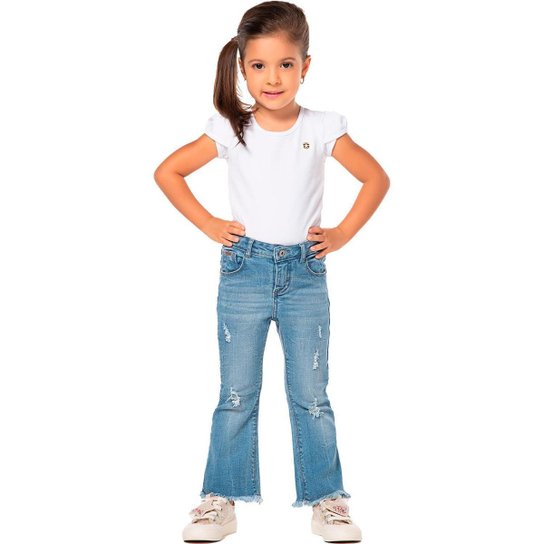 Calça Jeans Infantil Mania Kids Feminina Zattini