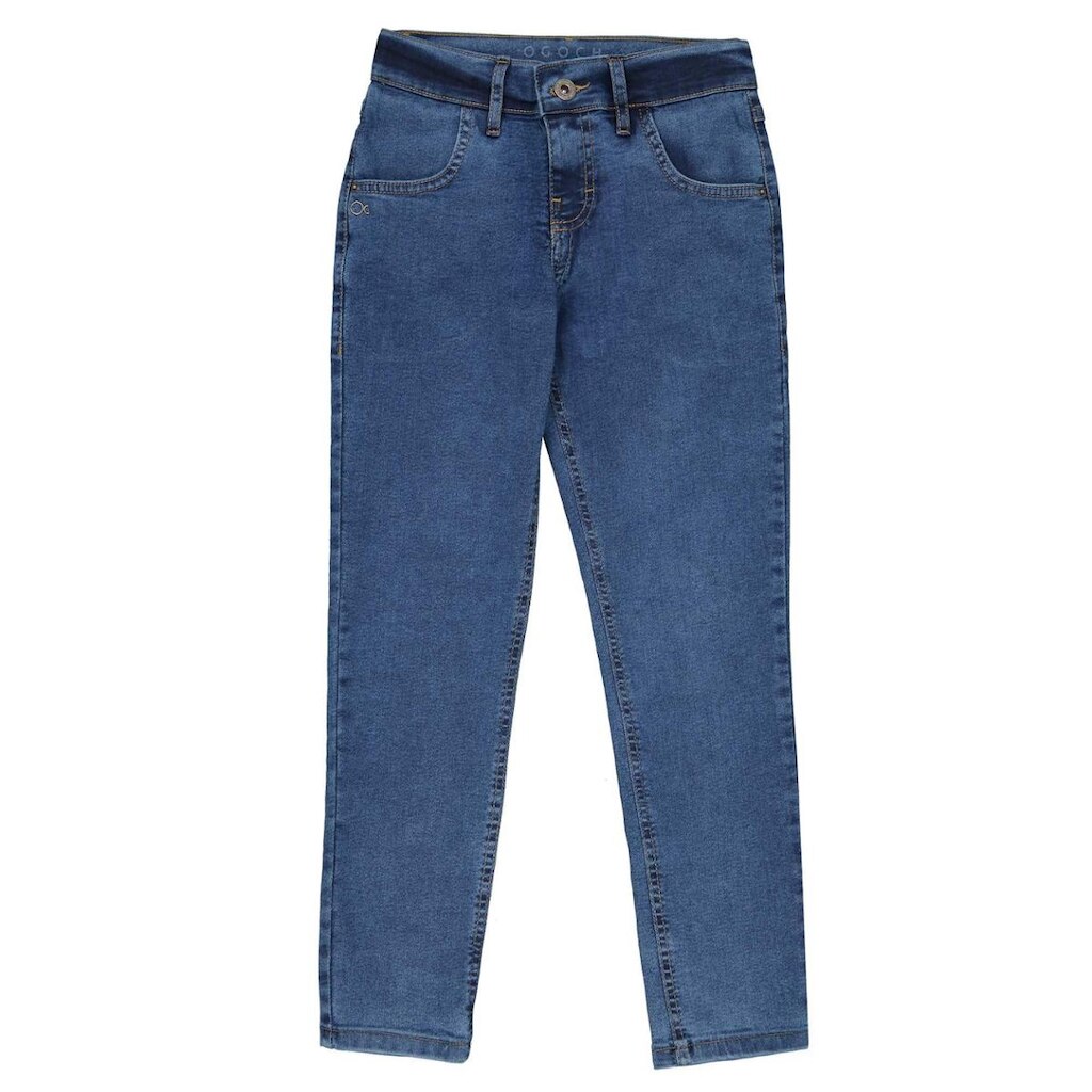Calça Jeans Infantil Menino Azul Escuro Ogochi