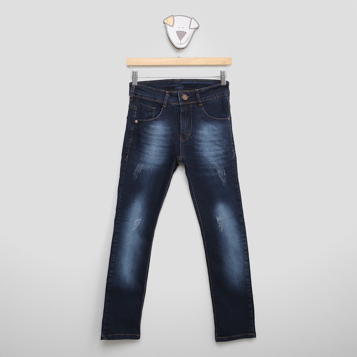 Calça Jeans Infantil The Cove Menino - Azul Escuro Menor preço em Calça Jeans Infantil The Cove Menino - Azul Escuro