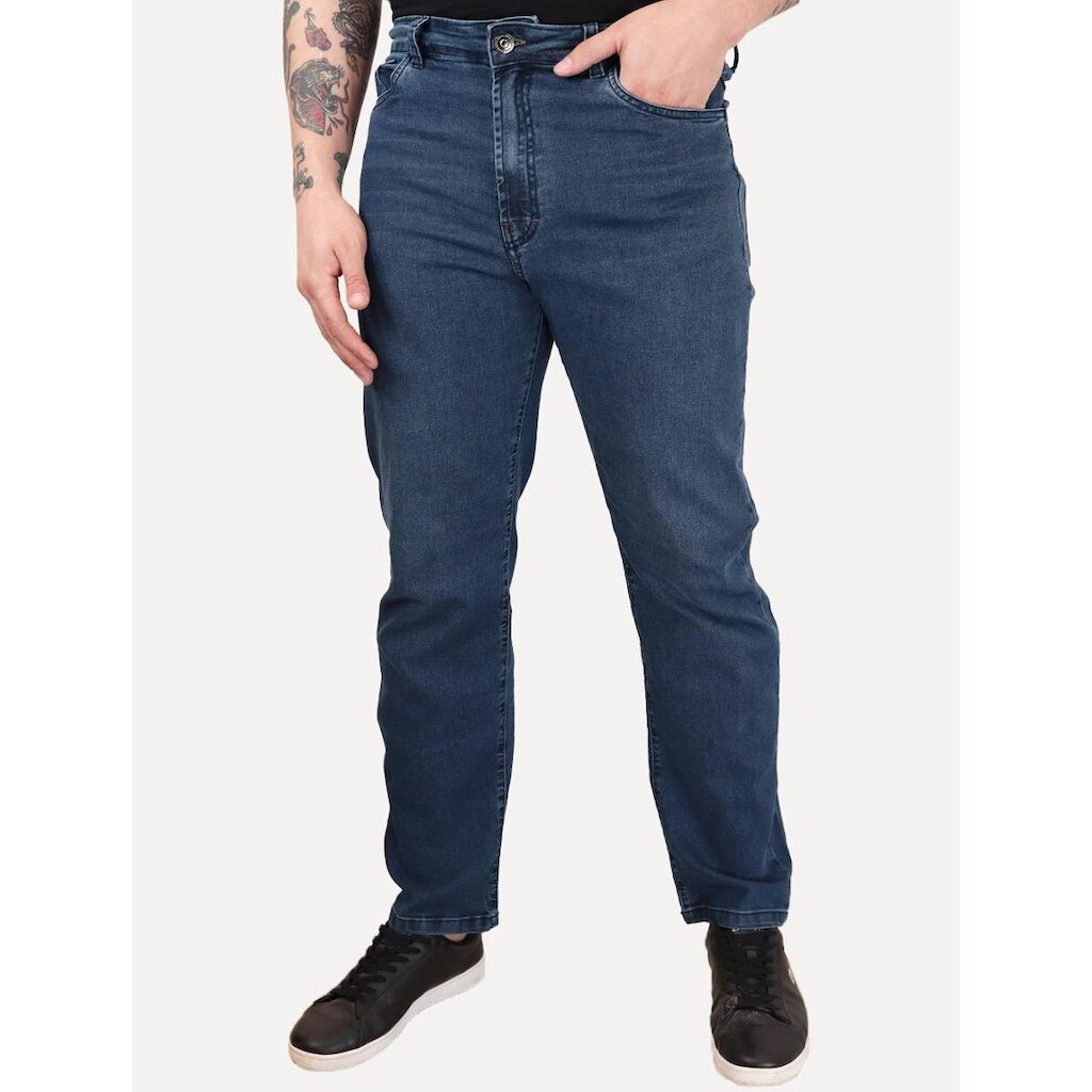 Calça Jeans John John Masculina Straight Samoa Médio