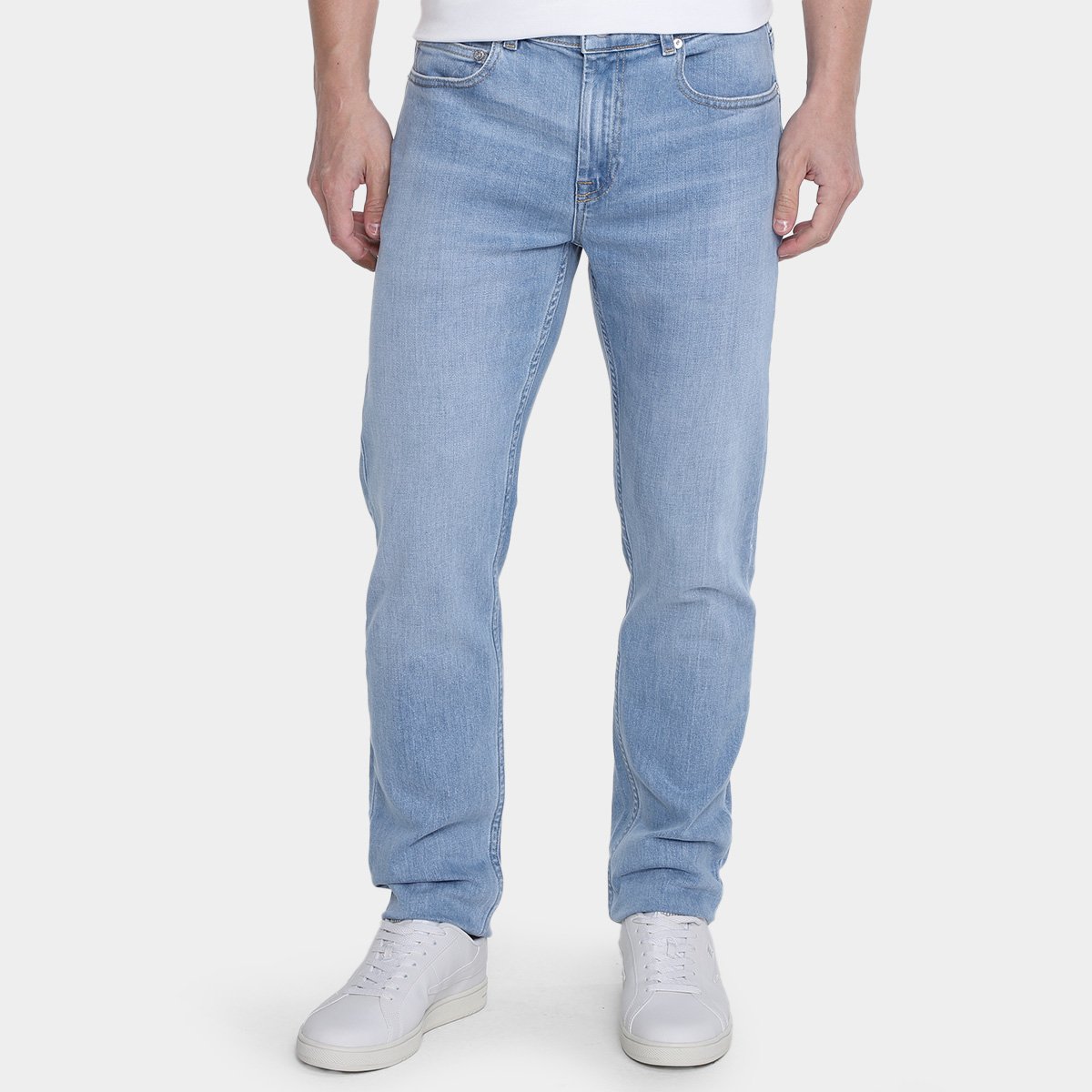Calça Jeans Lacoste 5-Pocket Masculina Zattini