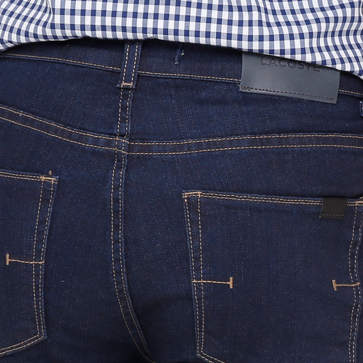 calça lacoste slim fit