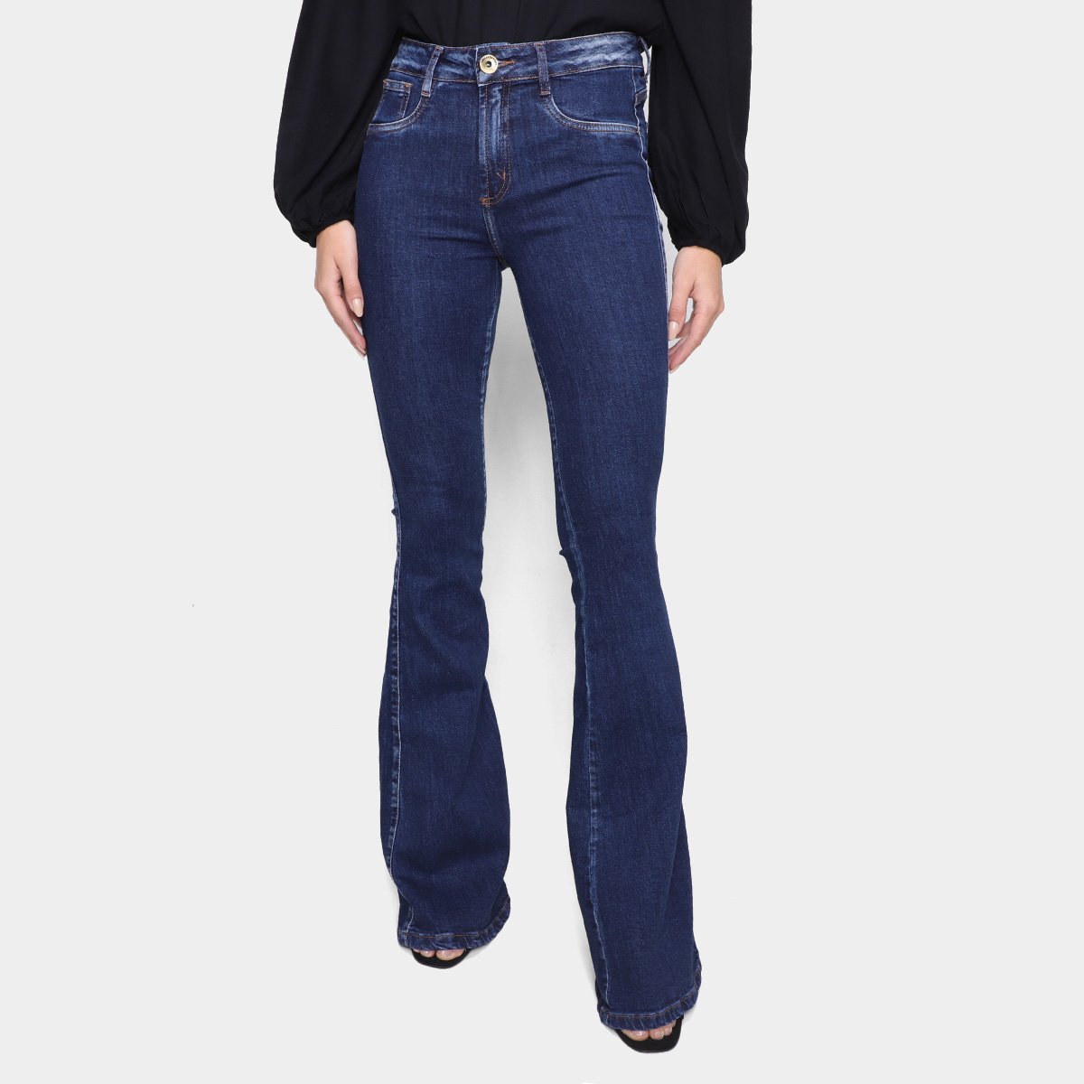 Calça Jeans Lança Perfume Flare Lavagem Clara Feminina - Azul Claro+Azul é ruim? Calça Jeans Lança Perfume Flare Lavagem Clara Feminina - Azul Claro+Azul é boa?