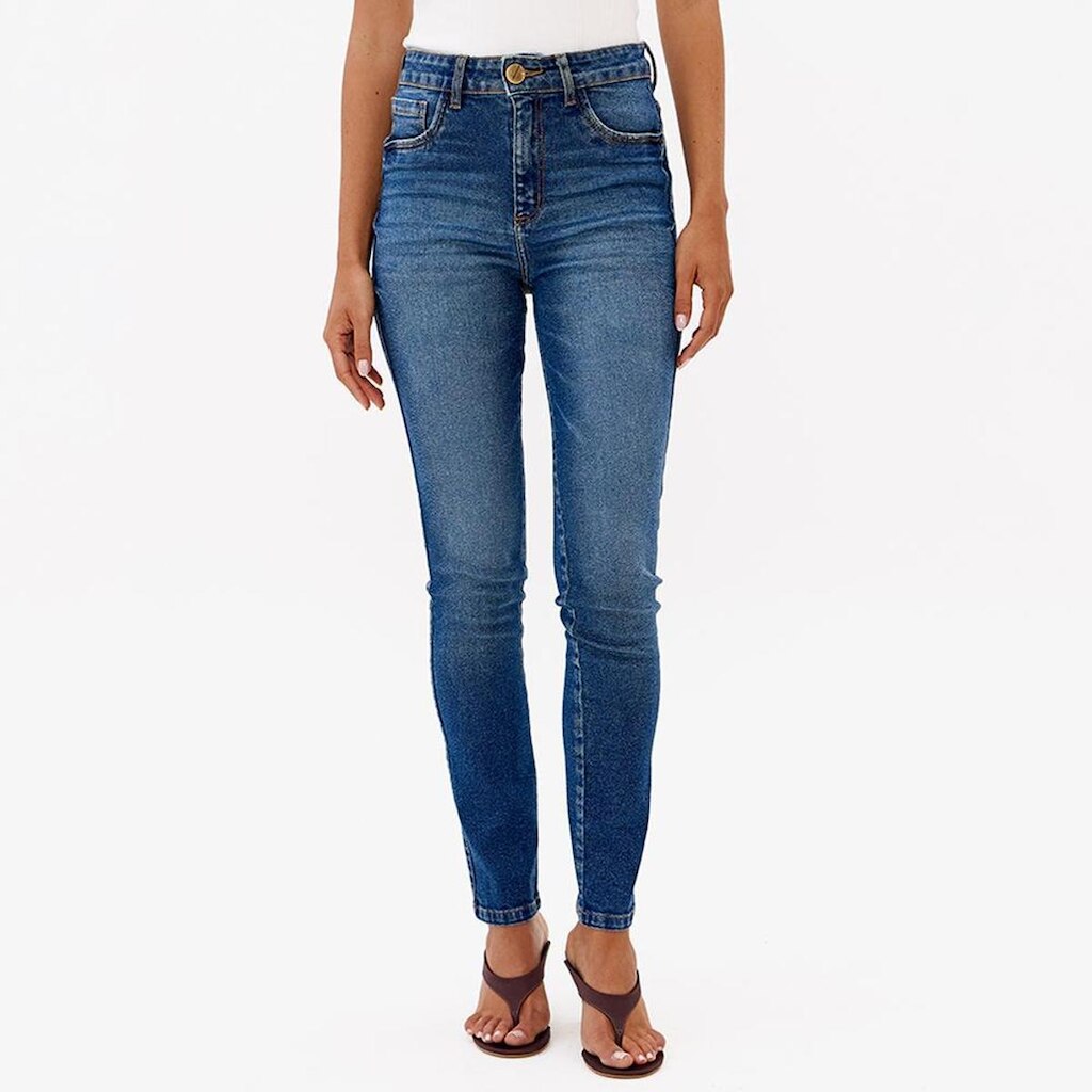 Calça Jeans Lança Perfume Skinny Mid Pr27 Feminino