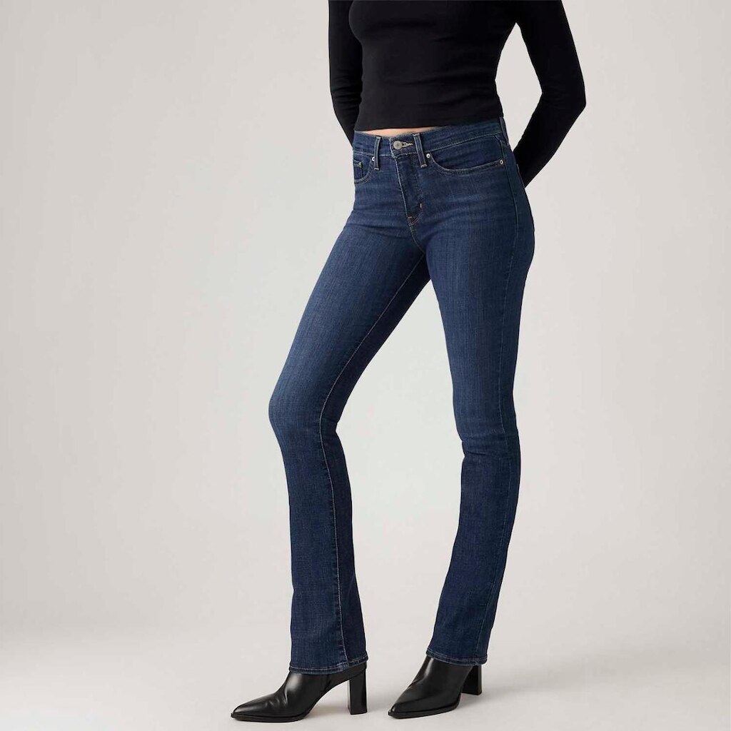 Calça Jeans Levi’s® 315® Shaping Bootcut Lavagem Azul Escura- 34X34 USA | 46 BR