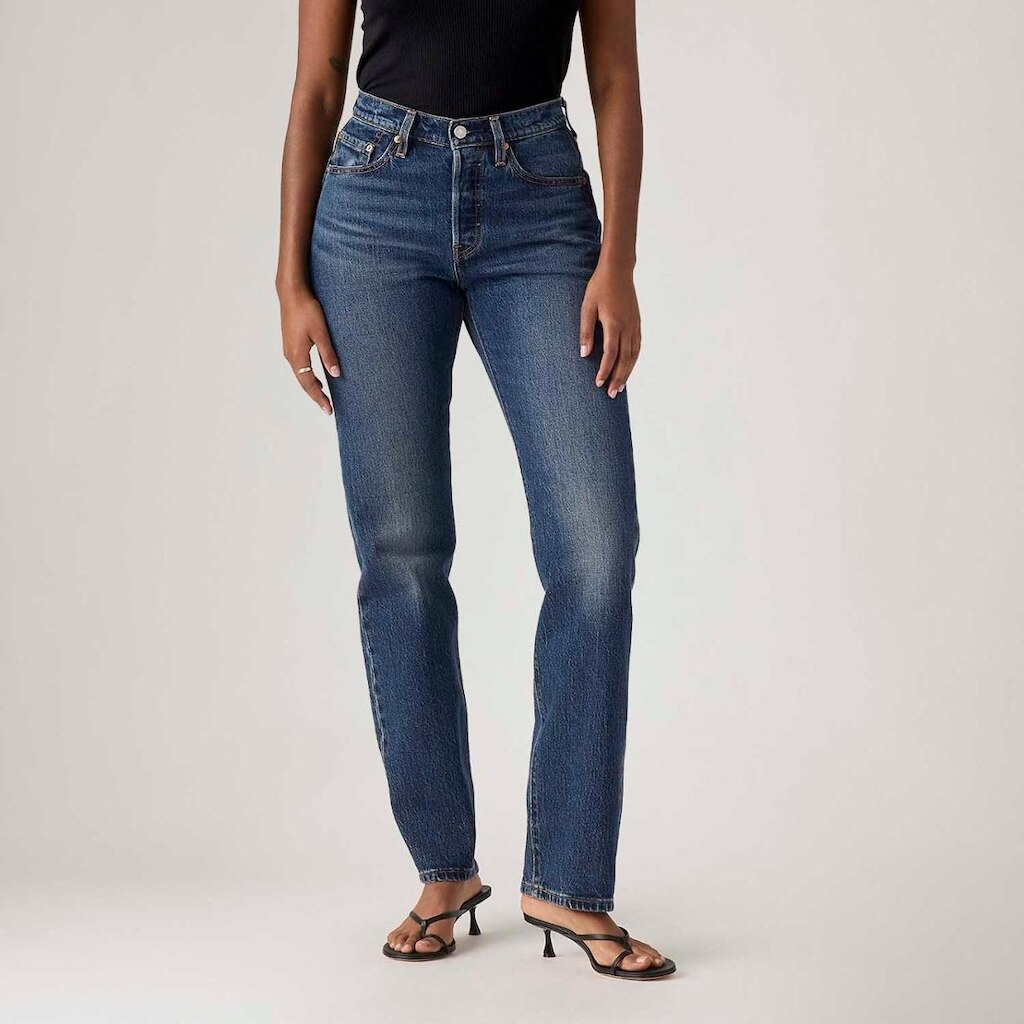 Calça Jeans Levi's 501 Curve Lavagem Escura Feminina