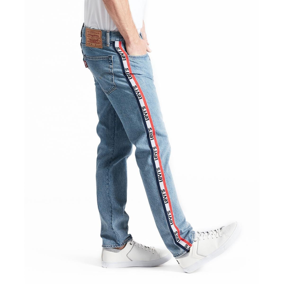 calça jeans masculina tripé