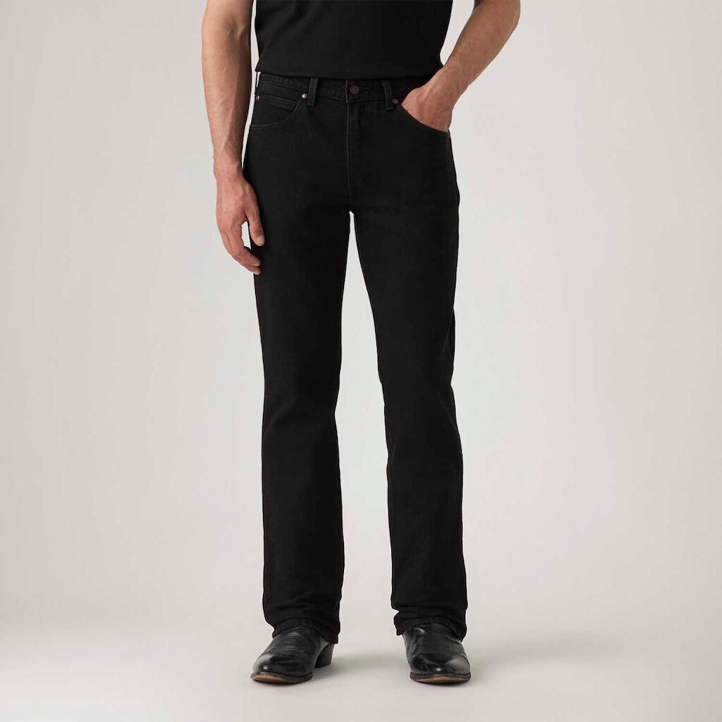 Calça Jeans Levi's 537 Bootcut Western Preta Masculina