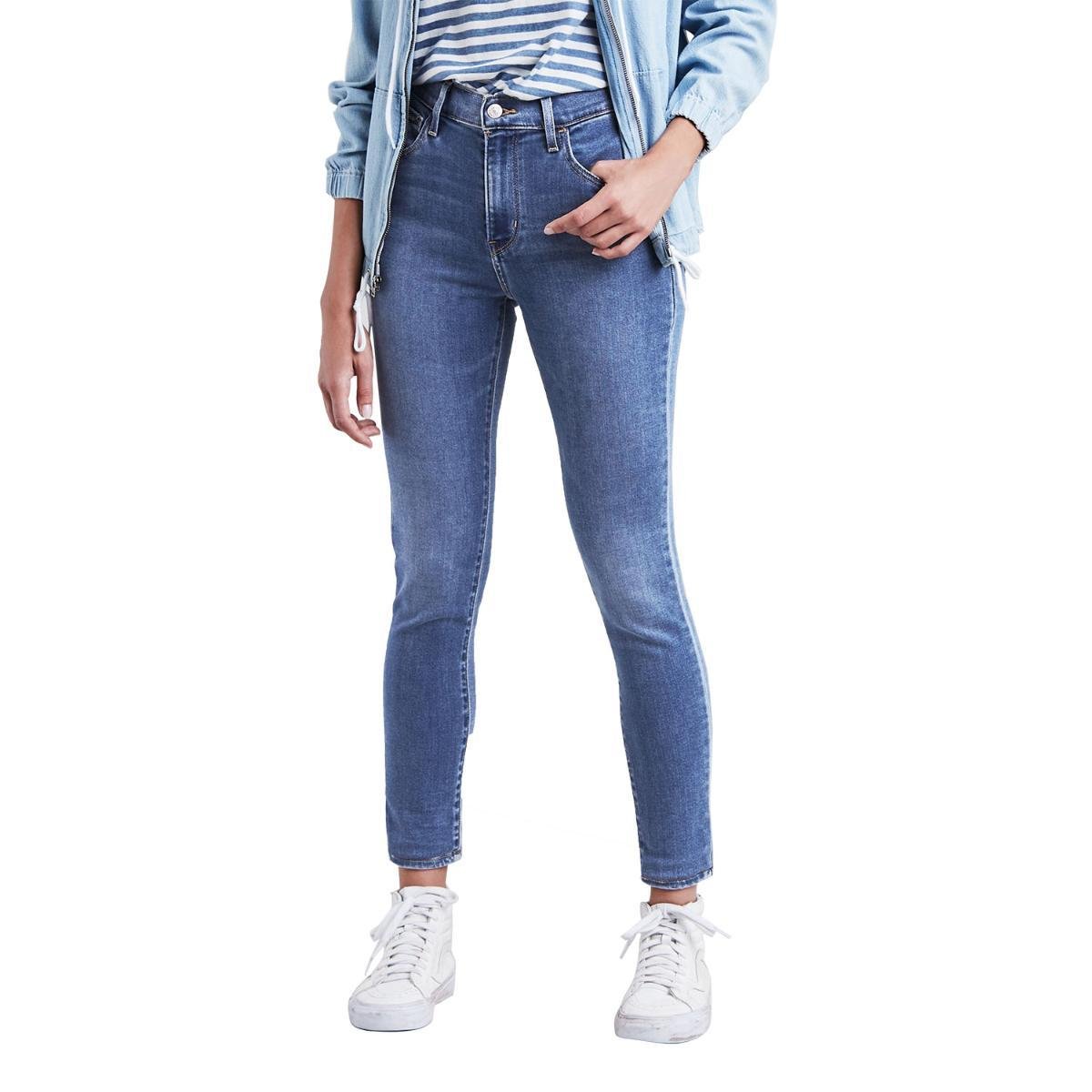 calça jeans feminina cintura alta levi's