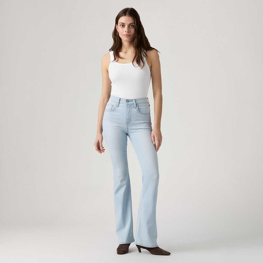 Calça Jeans Levi's® 726® High Rise Flare Lavagem Clara - 33X34 USA | 44 BR