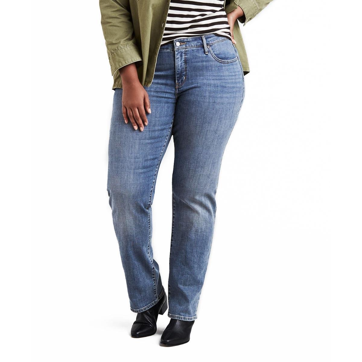 calça jeans levis feminina plus size