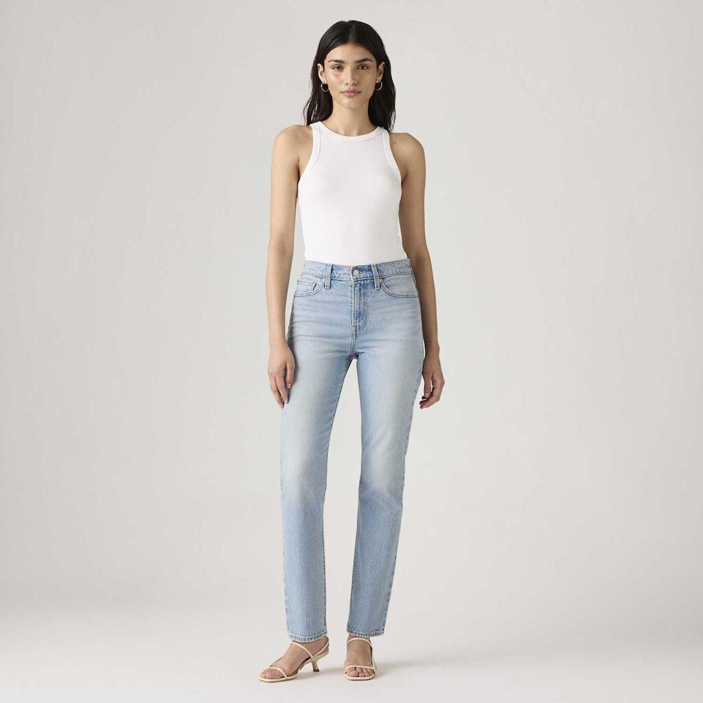 Calça Jeans Levi's Wedie Slim Lavagem Clara Feminina