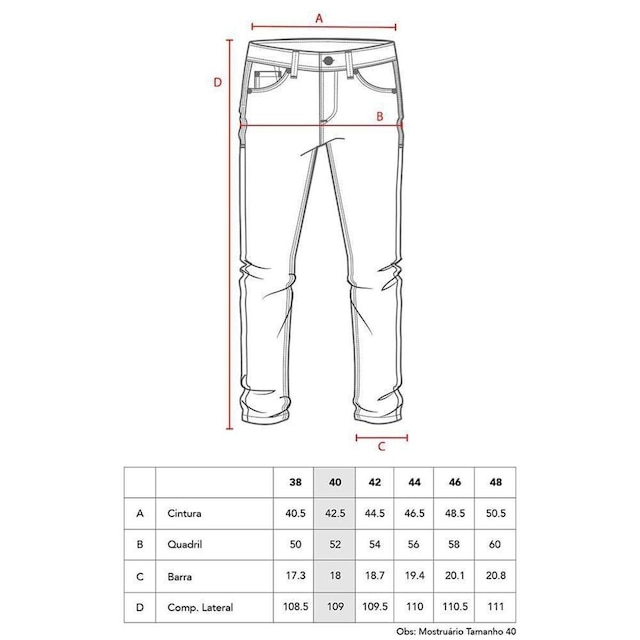 Calça Jeans Lost Skinny Basics Lost