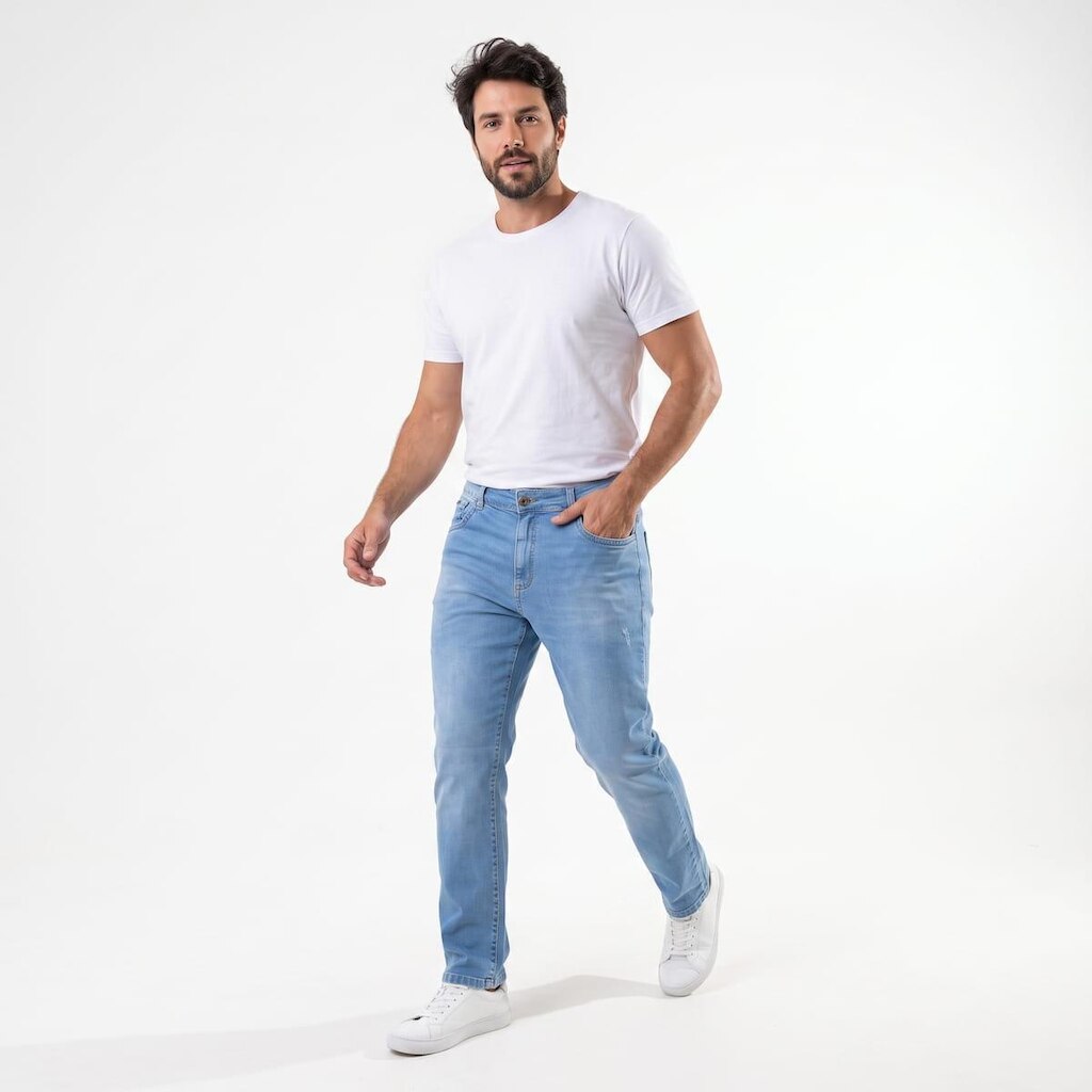 Calça Jeans Masculina com Elastano ZZ70953