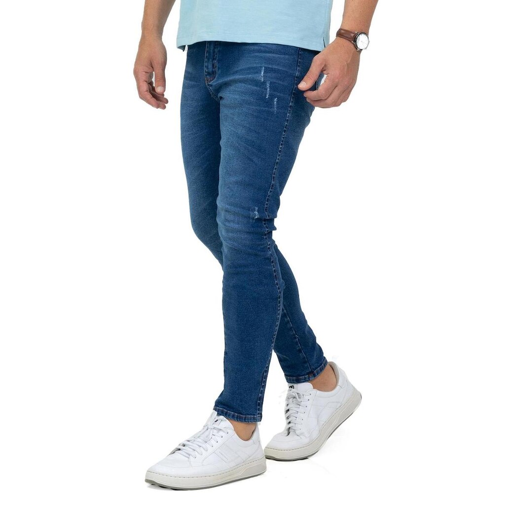 Calça Jeans Masculina Diametro Azul