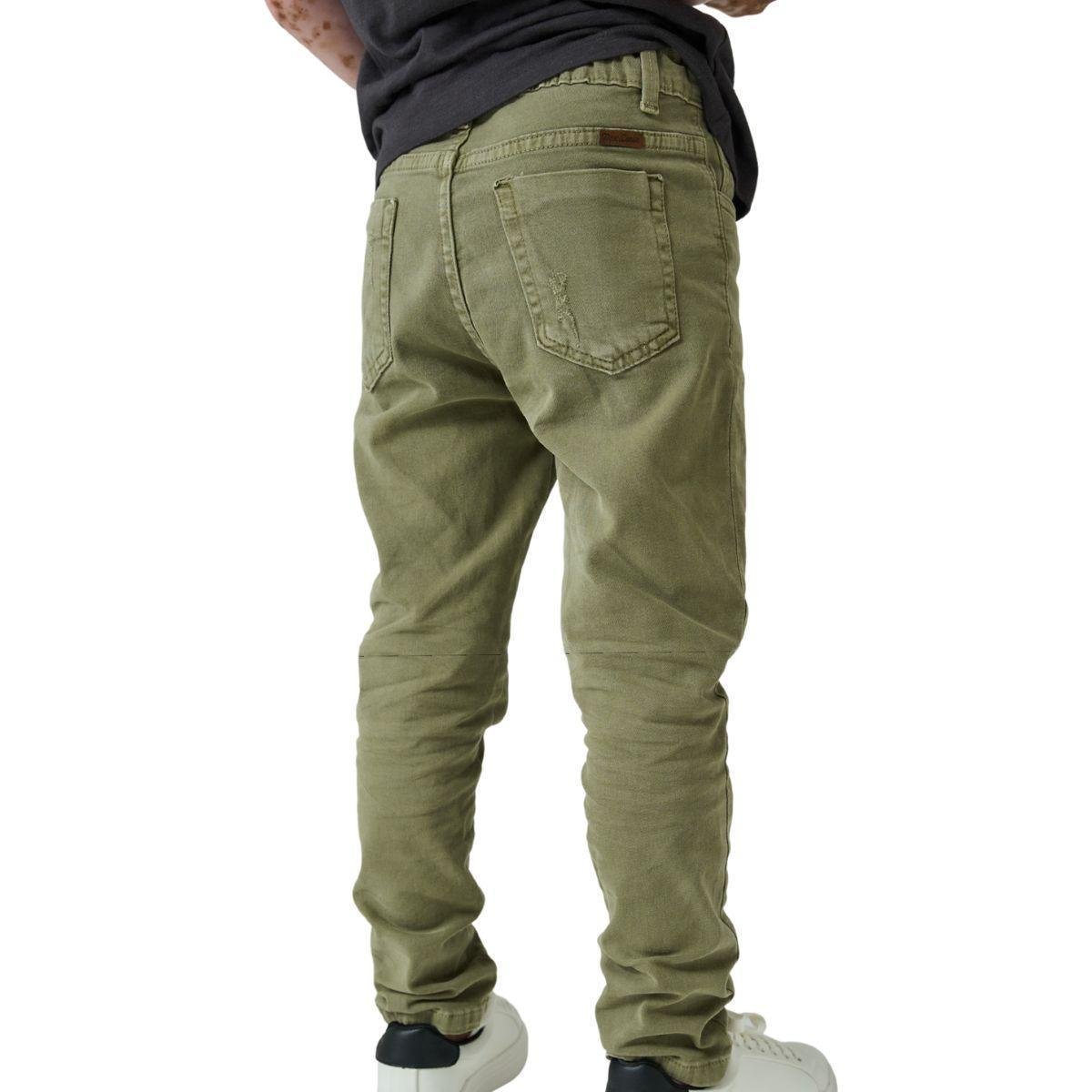 Calça Jeans Masculina Infantil Roupa De Criança Menino Slim Zattini