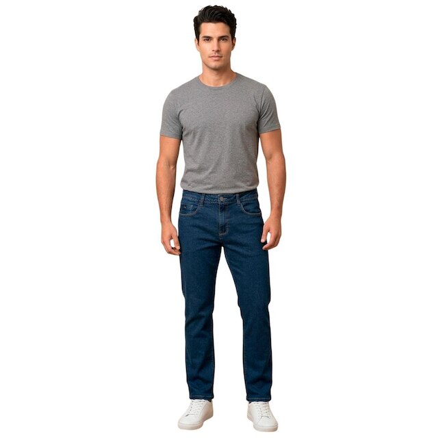 Calça Jeans Masculina Lado Avesso Richard Tradicional