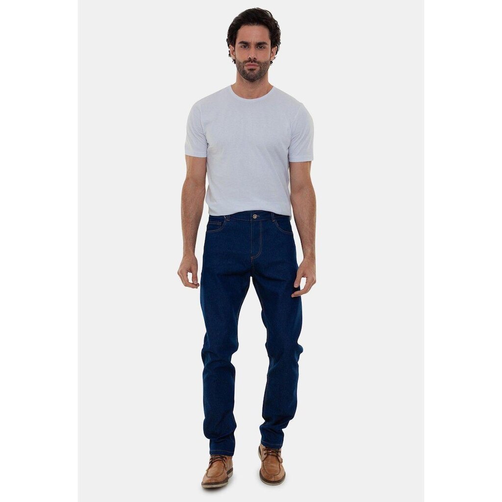 Calça Jeans Masculina Lavagem Escura Premium Manchester